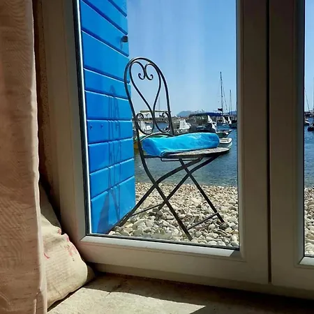 Apartment Blue Shutter